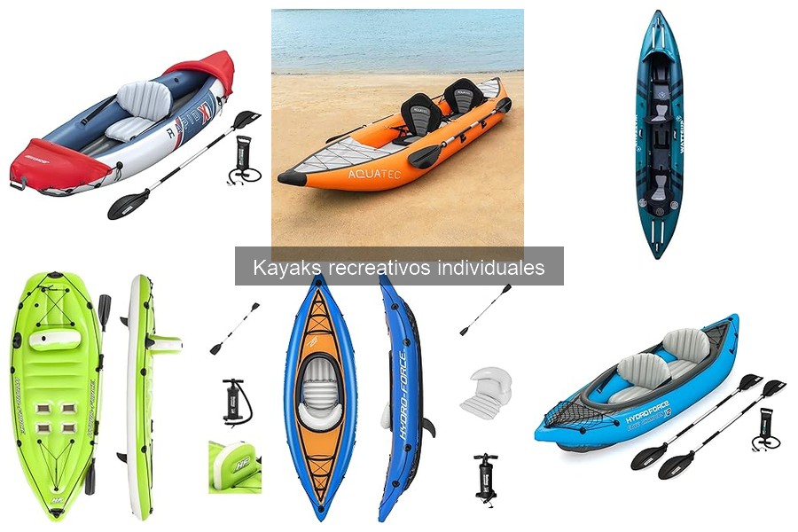 Comparativa de los Mejores Kayaks Recreativos para Principiantes