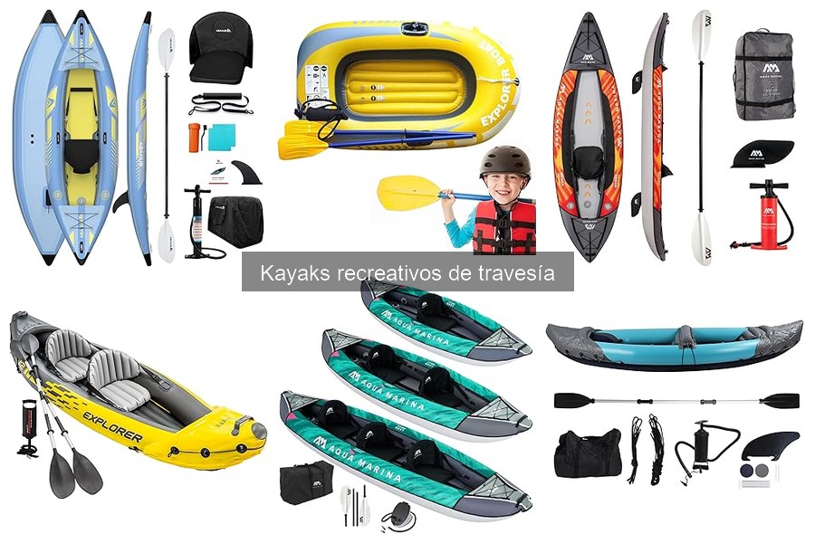 ** Comparativa de los mejores kayaks recreativos por precio