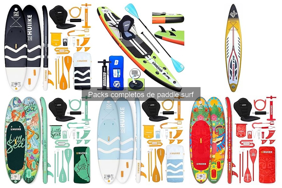 Comparativa de los Mejores Packs Completo de Paddle Surf