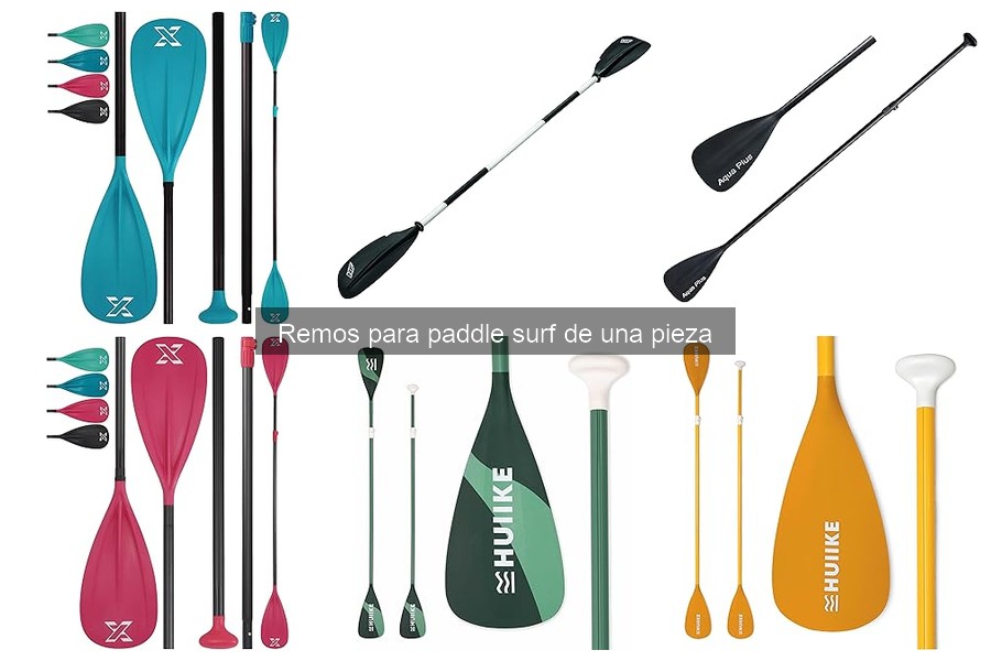 Comparativa de los Mejores Remos de una Pieza para Paddle Surf