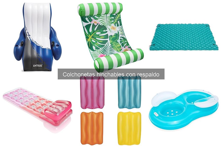 Comparativa de materiales en colchonetas hinchables con respaldo