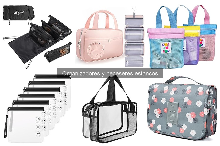 Comparativa de mejores organizadores estancos para viajar
