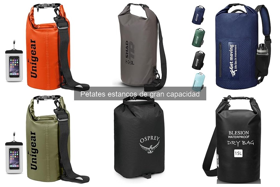 Comparativa de Petates Estancos de Gran Capacidad