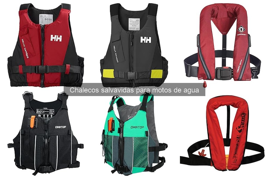 Comparativa de precios de chalecos salvavidas para motos de agua