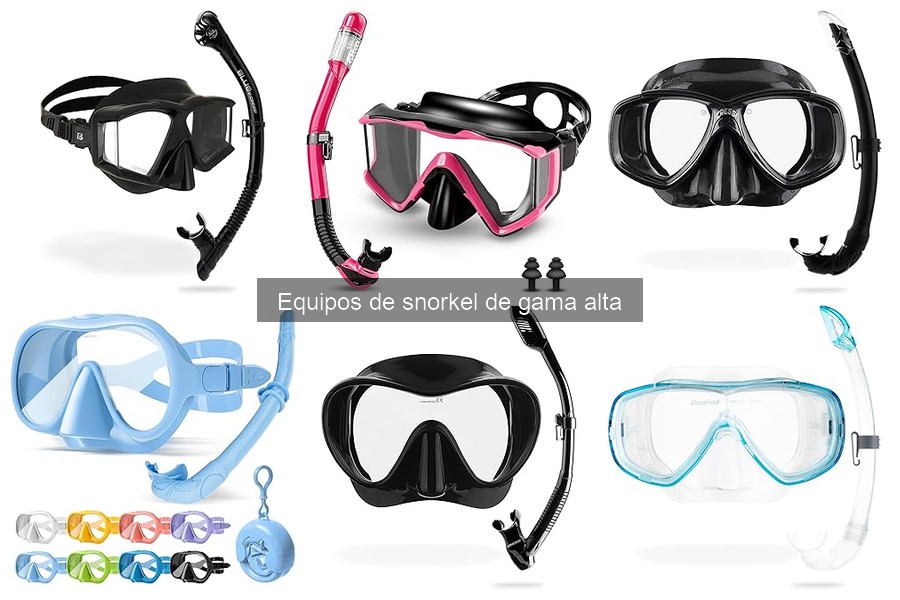 Comparativa de precios de equipos de snorkel de gama alta