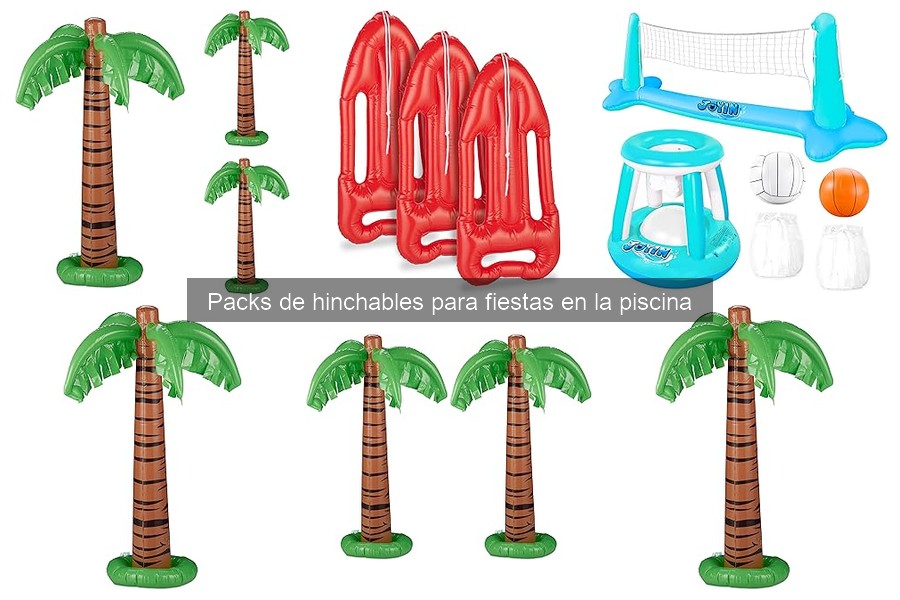 Comparativa de precios de packs de hinchables para piscina