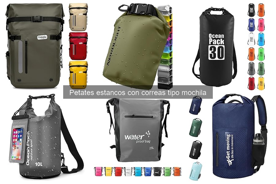 Comparativa de precios de petates estancos tipo mochila