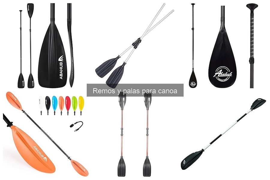 Comparativa de precios de remos para canoas en Amazon