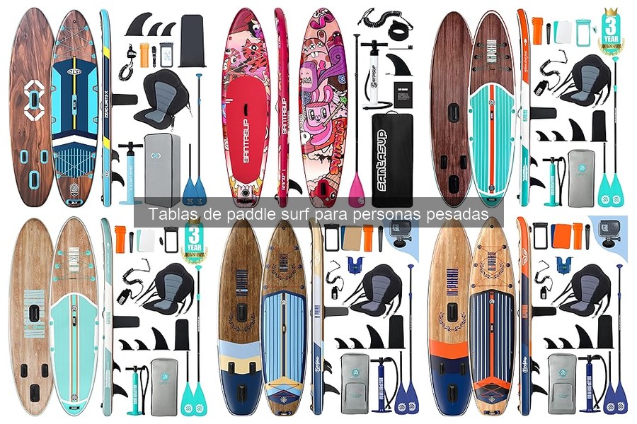 Comparativa de precios: Tablas de paddle surf para personas pesadas