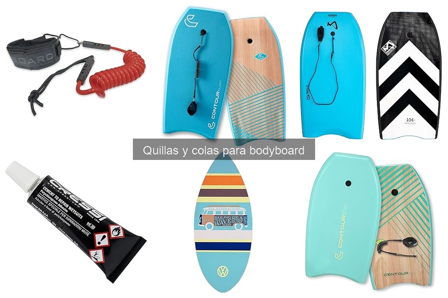 Comparativa de quillas para bodyboard: rigidez vs. flexibilidad