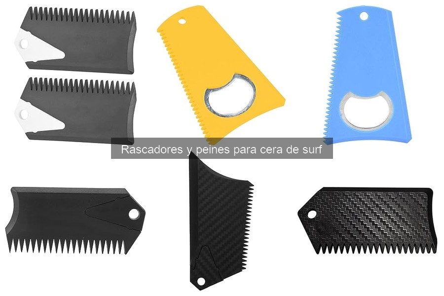 Comparativa de rascadores y peines de cera para surf