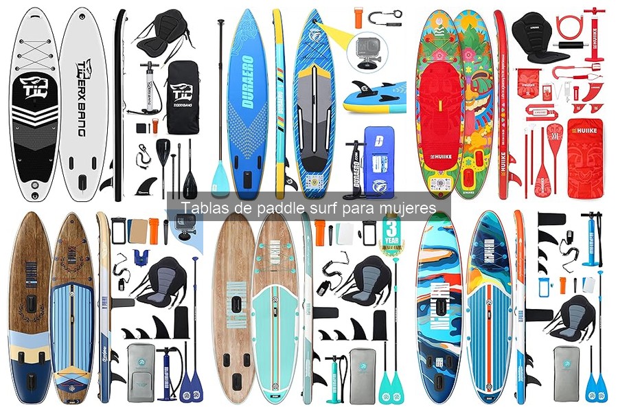 Comparativa de Tablas de Paddle Surf Inflables y Rígidas para Mujeres