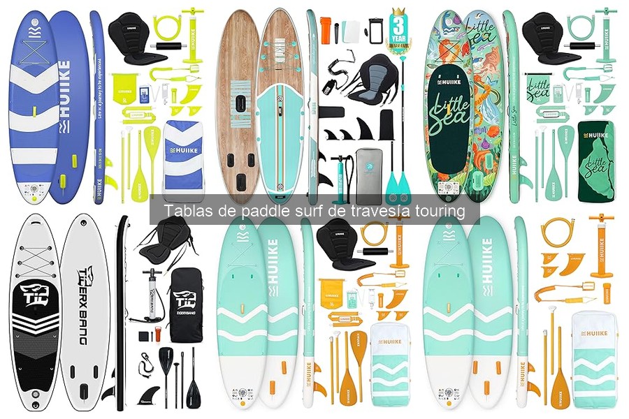 Comparativa de tablas de paddle surf para aguas tranquilas y bravas