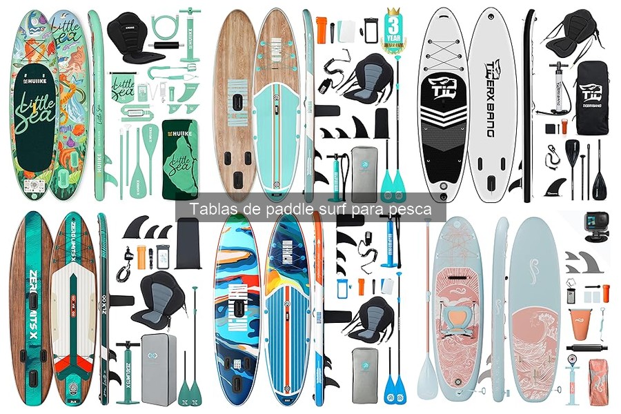 Comparativa de tablas de paddle surf para pesca