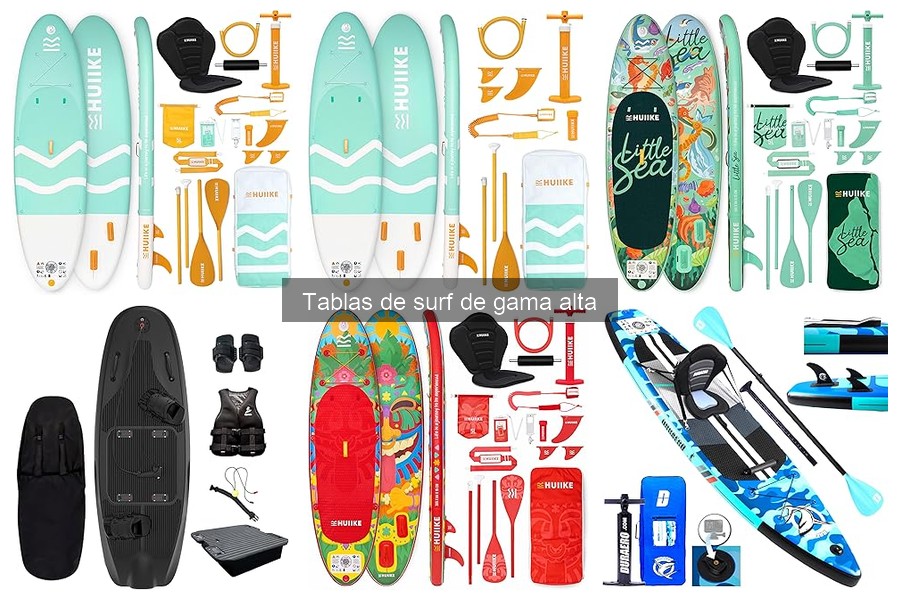 Comparativa de Tablas de Surf de Gama Alta: Mejores Marcas