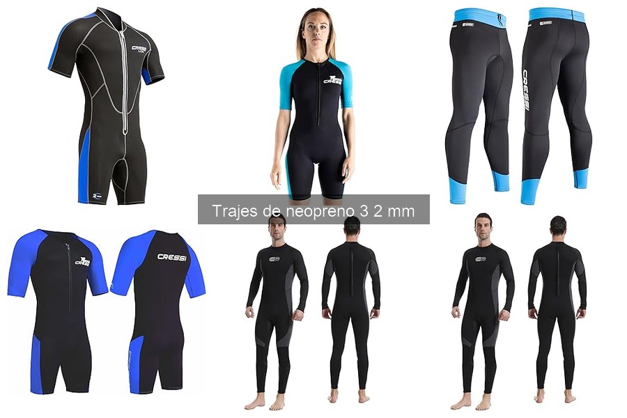 Comparativa de Trajes de Neopreno 3/2 mm: Mejores Marcas