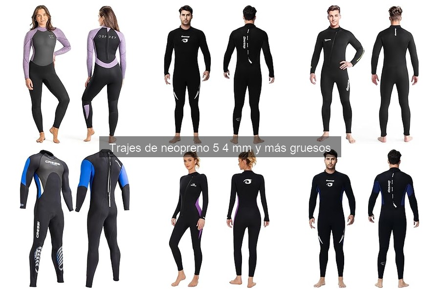 Comparativa de Trajes de Neopreno 4 mm vs 5 mm
