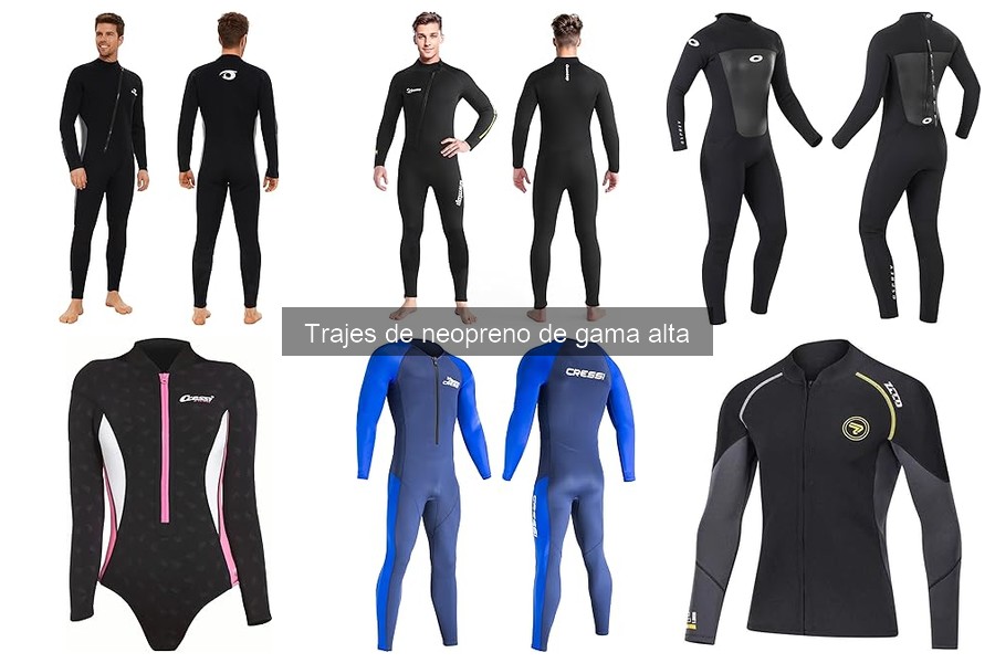 Comparativa de Trajes de Neopreno de Gama Alta 2023