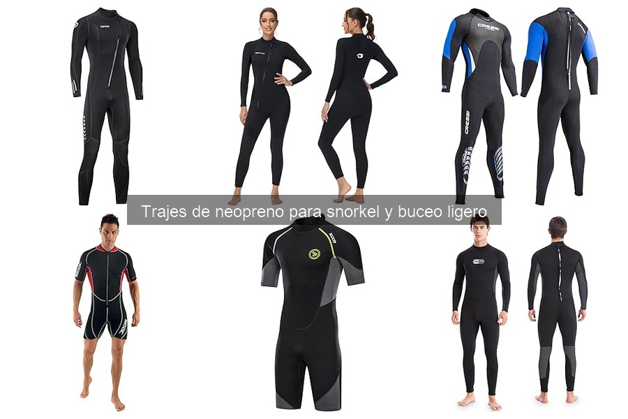 Comparativa de Trajes de Neopreno para Snorkel: Mejores Marcas
