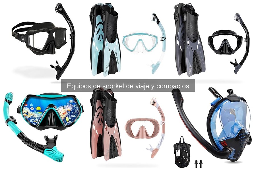 Comparativa Equipos de Snorkel: Viaje vs Tradicional
