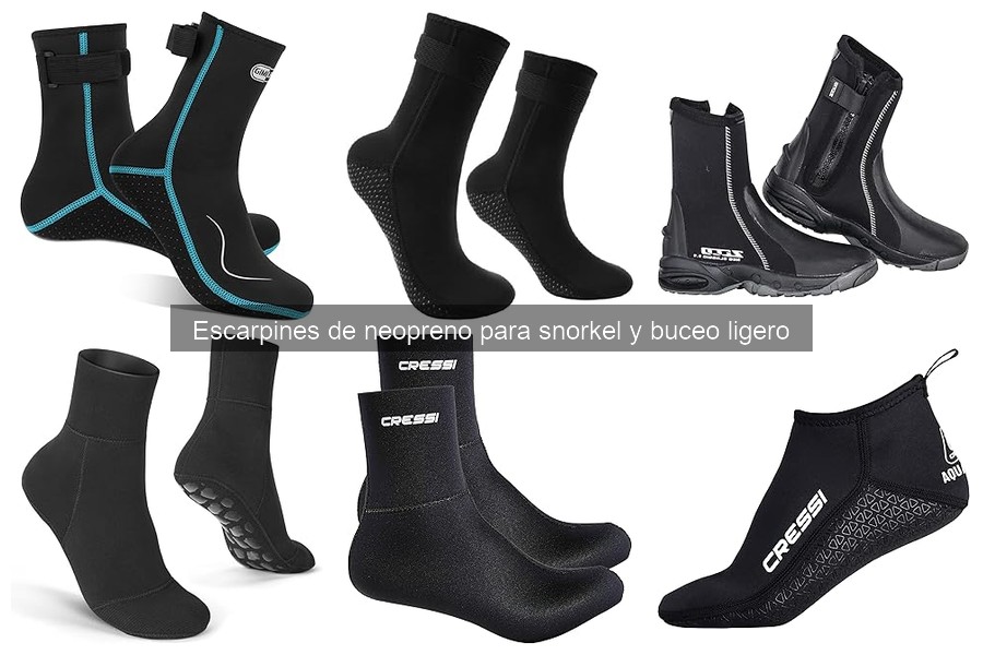 Comparativa: Escarpines de Neopreno vs. Lycra para Snorkel