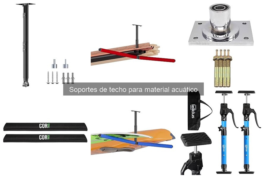 Comparativa: Soportes de Techo vs. Pared para Material Acuático