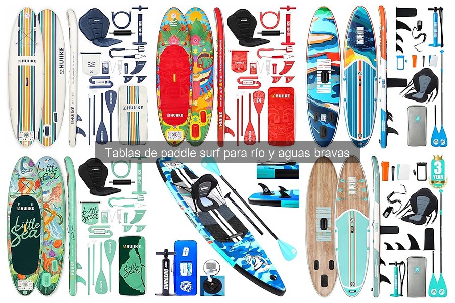 Comparativa: Tablas inflables vs. rígidas para paddle surf en ríos