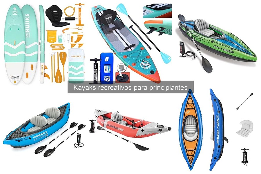 Consejos para elegir tu primer kayak recreativo