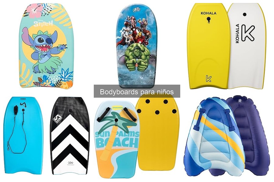 Consejos para usar bodyboards con niños de forma segura
