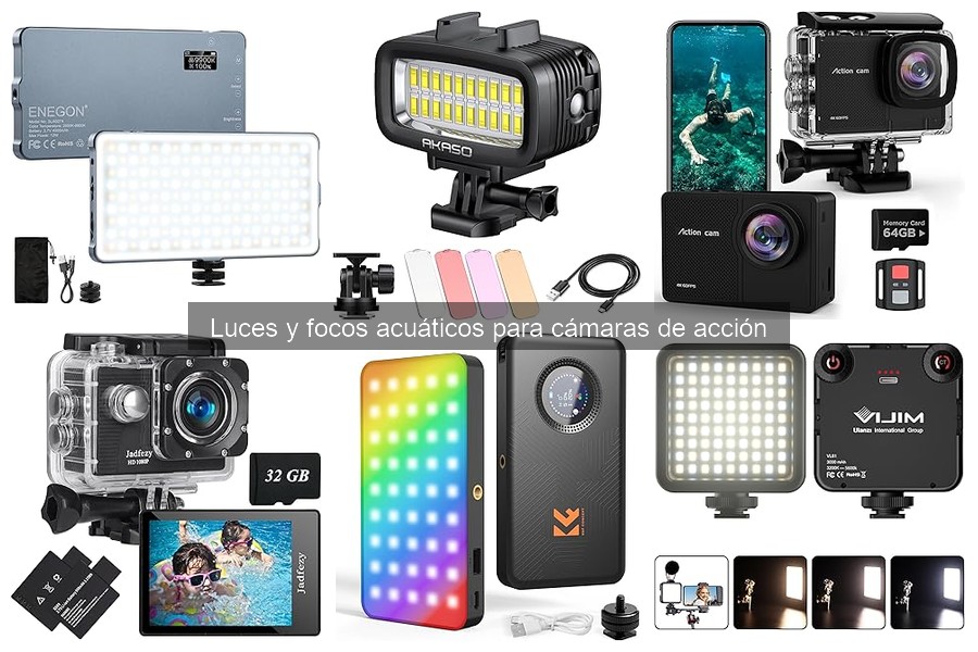 Consejos para usar focos acuáticos en luz baja