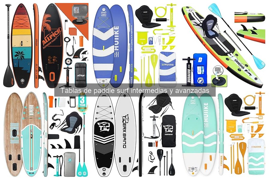 Consejos para usar tablas de paddle surf intermedias y avanzadas