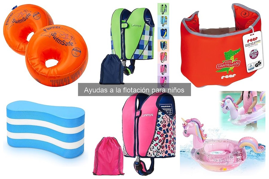 Cuándo y cómo usar ayudas a la flotación con niños