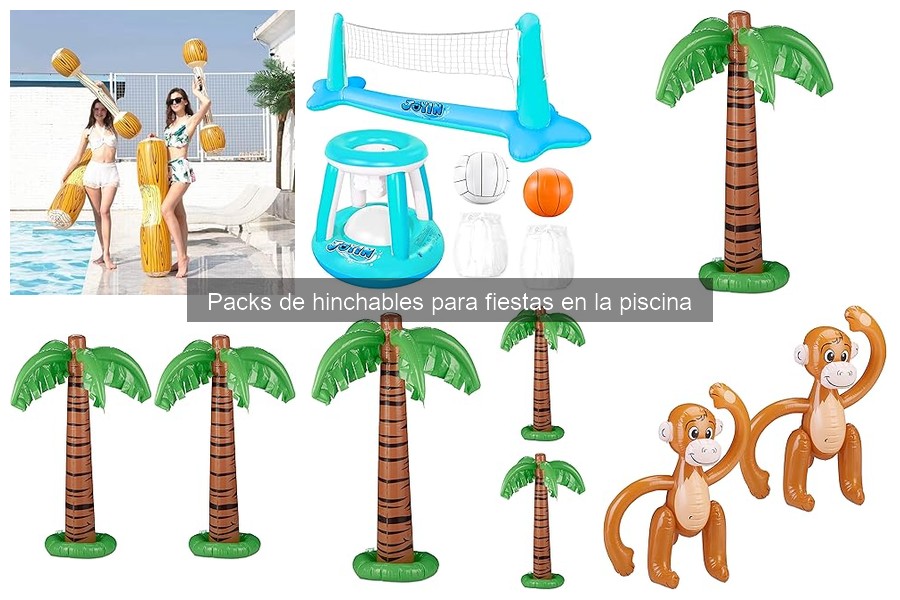 Descubre los Packs de Hinchables para Fiestas en la Piscina