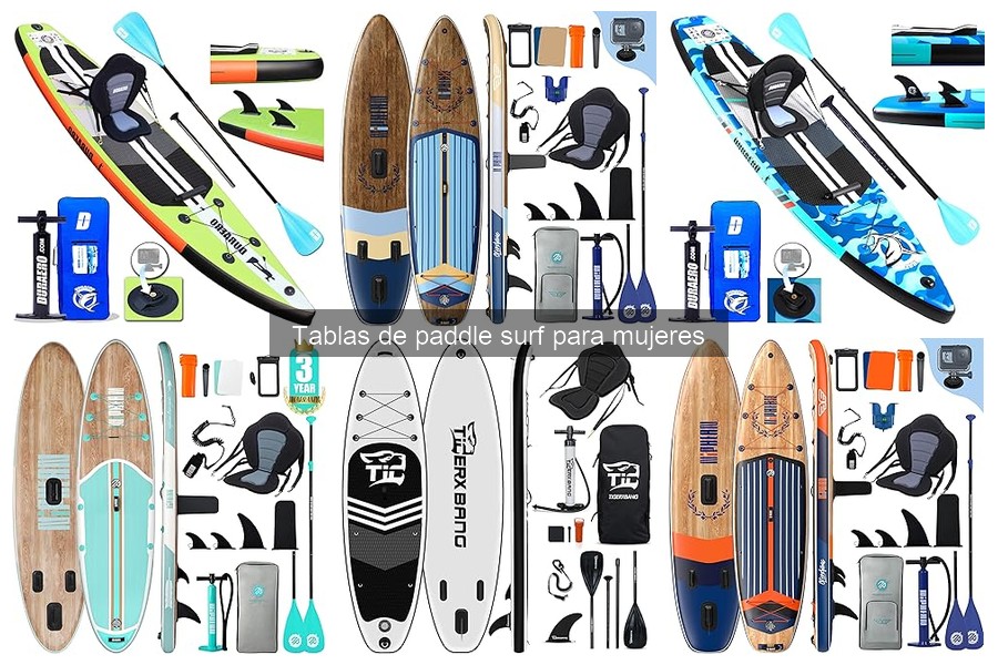 Diferencias de Peso y Tamaño en Tablas de Paddle Surf para Mujeres