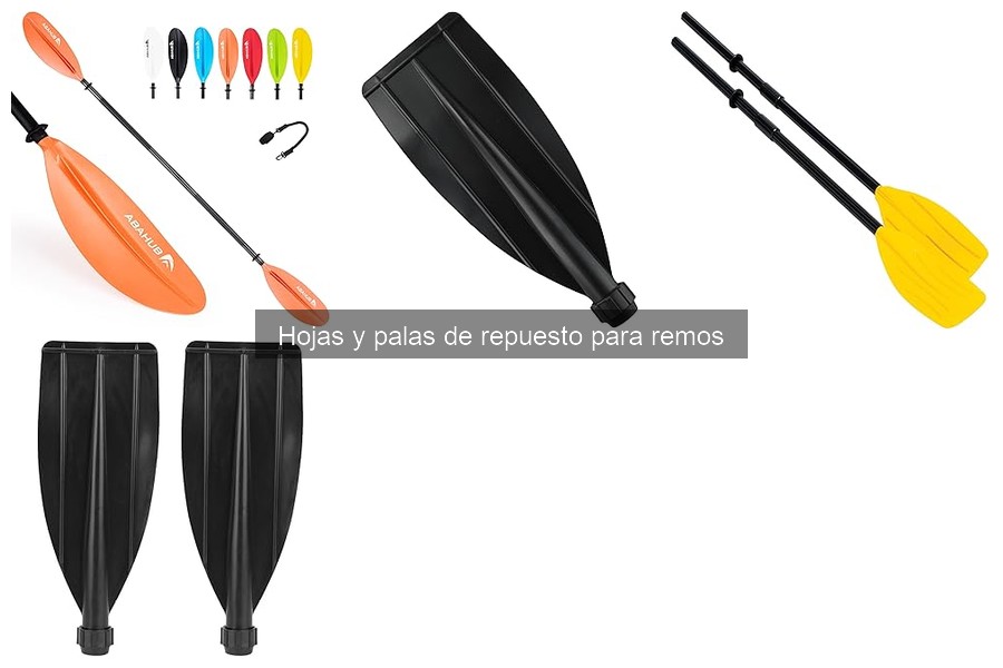 Diferencias entre hojas de repuesto para kayak y paddle surf