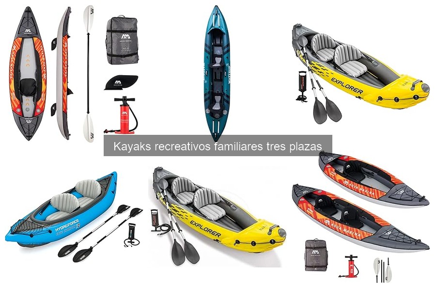 Diferencias entre kayaks rígidos e inflables para familias