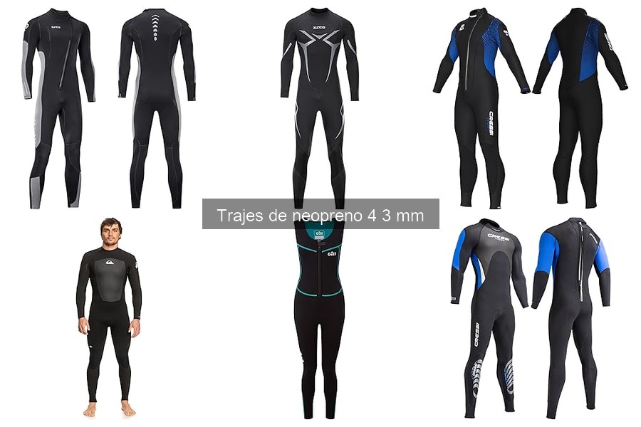 Diferencias entre Trajes de Neopreno de 4 mm y 3 mm