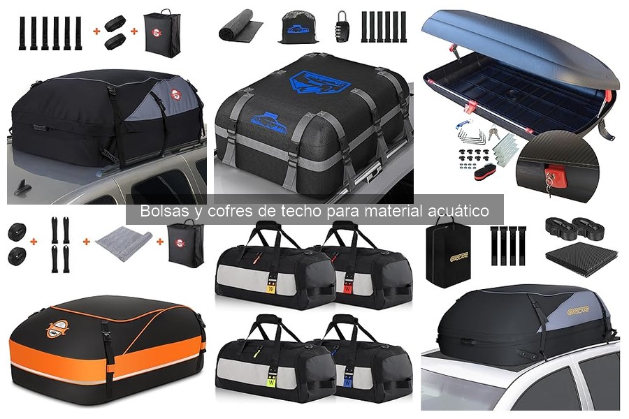 Dónde comprar bolsas y cofres de techo para material acuático