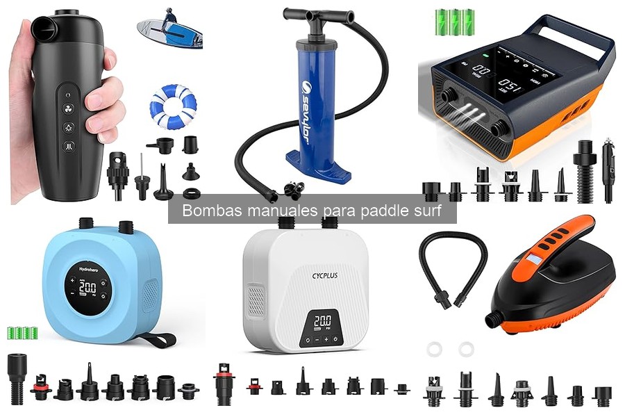 Dónde comprar bombas manuales para paddle surf: ofertas y tiendas