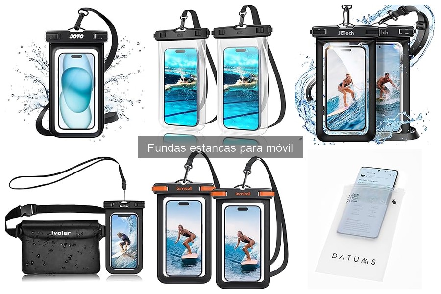 Dónde comprar fundas estancas para móvil: mejores tiendas