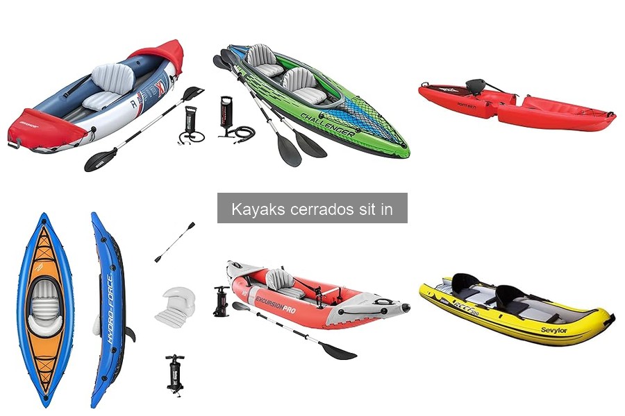 Dónde comprar kayaks cerrados sit in online: mejores opciones