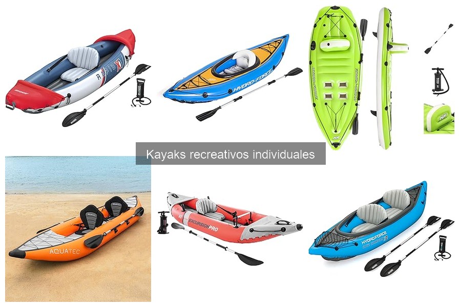 Dónde comprar kayaks recreativos individuales online