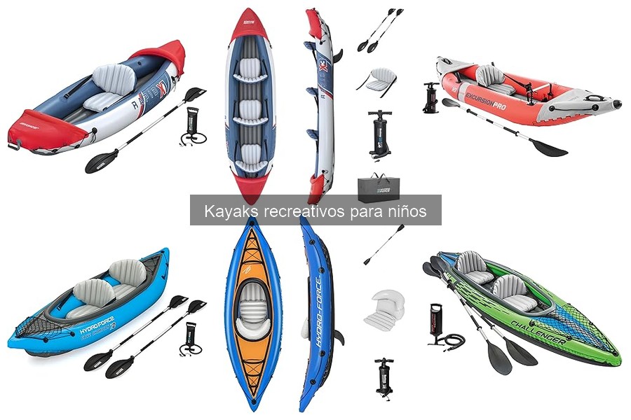 Dónde comprar kayaks recreativos para niños: tiendas y precios