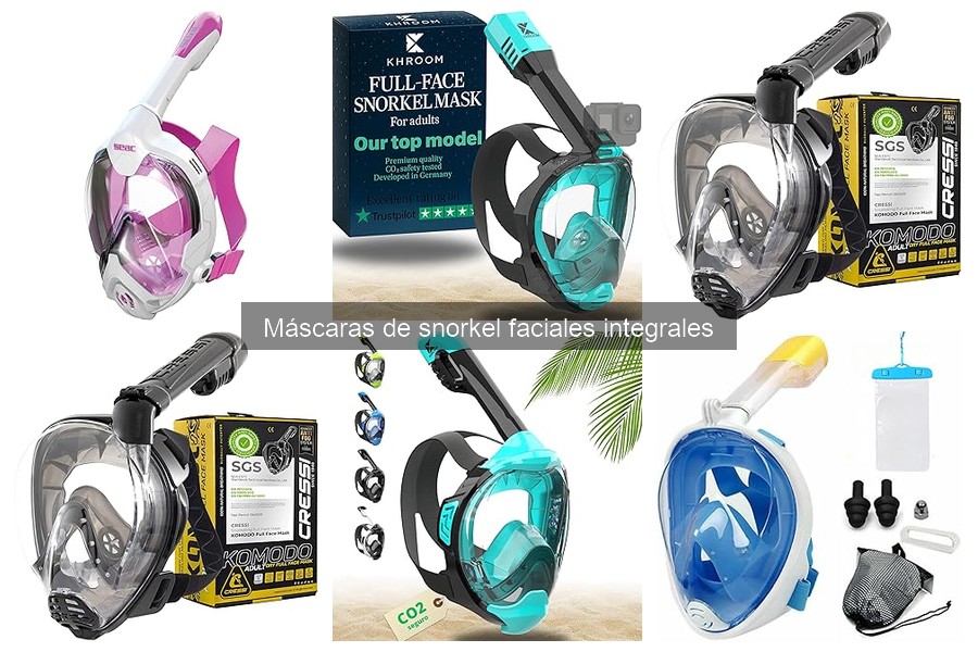 Dónde comprar máscaras de snorkel faciales integrales online