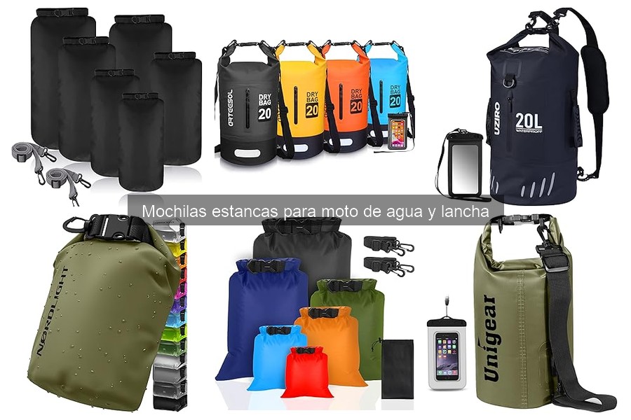 Dónde comprar mochilas estancas para moto de agua y lancha