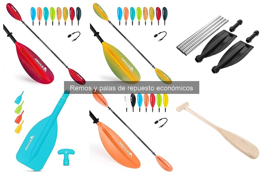 Dónde comprar remos y palas de repuesto económicos