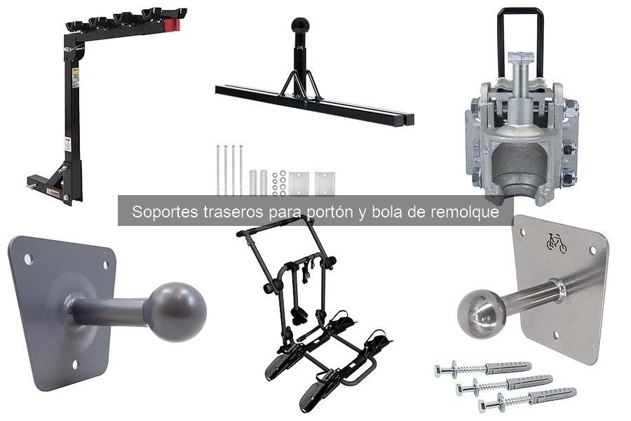 Dónde comprar soportes traseros para portón y bola de remolque