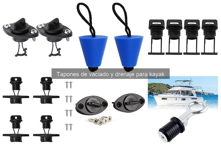 Dónde comprar tapones de vaciado y drenaje para kayak
