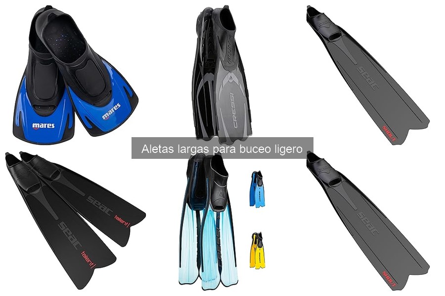 Efectos de las Aletas Largas en la Técnica de Buceo
