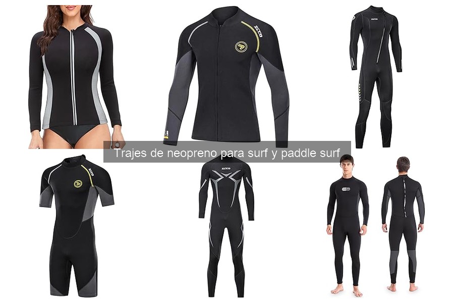 Elige el mejor traje de neopreno para surf y paddle surf